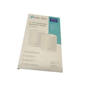 TP-Link AX1500 W-Fi 6 Dual-Band Home Mesh Router System Deco - W3000 (2-pack)